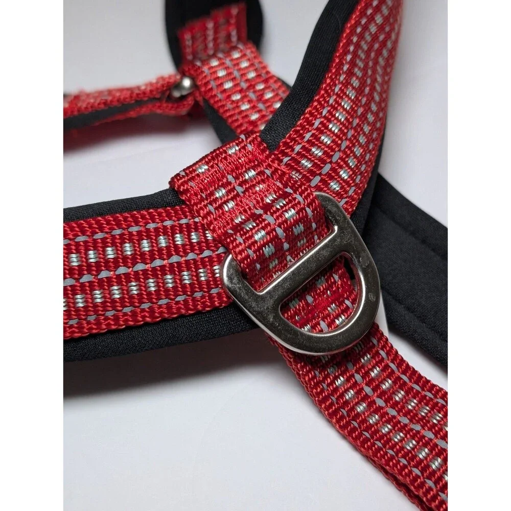 XL RedWeave Neoprene Padded Step-in Dog Harness, 36